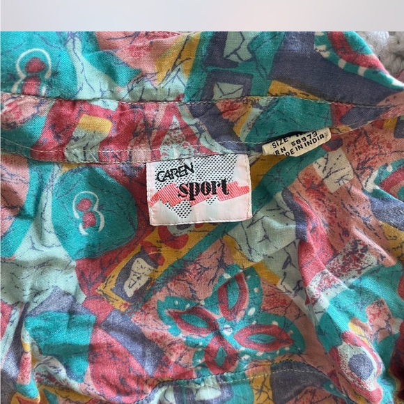 Colorful Button-Up Top - Picture 4 of 4